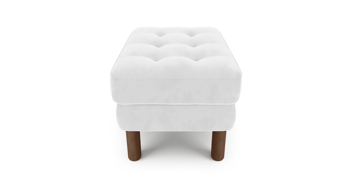 Modsy Puf Small Silindir Ahşap Ayak - Kadife