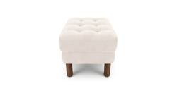 Modsy Puf Small Silindir Ahşap Ayak - Kadife