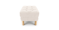 Modsy Puf Small Silindir Ahşap Ayak - Kadife