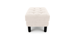 Modsy Puf Small Silindir Ahşap Ayak - Kadife