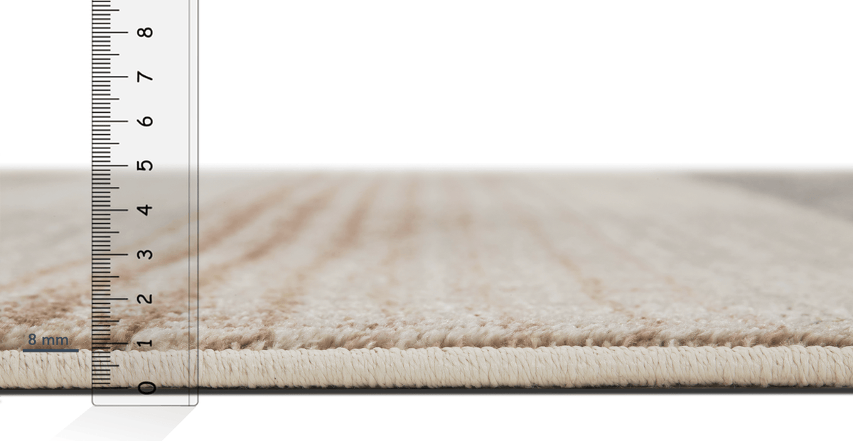 Normod Gri - Bej Savanna Geometrik Halı - 160 x 230
