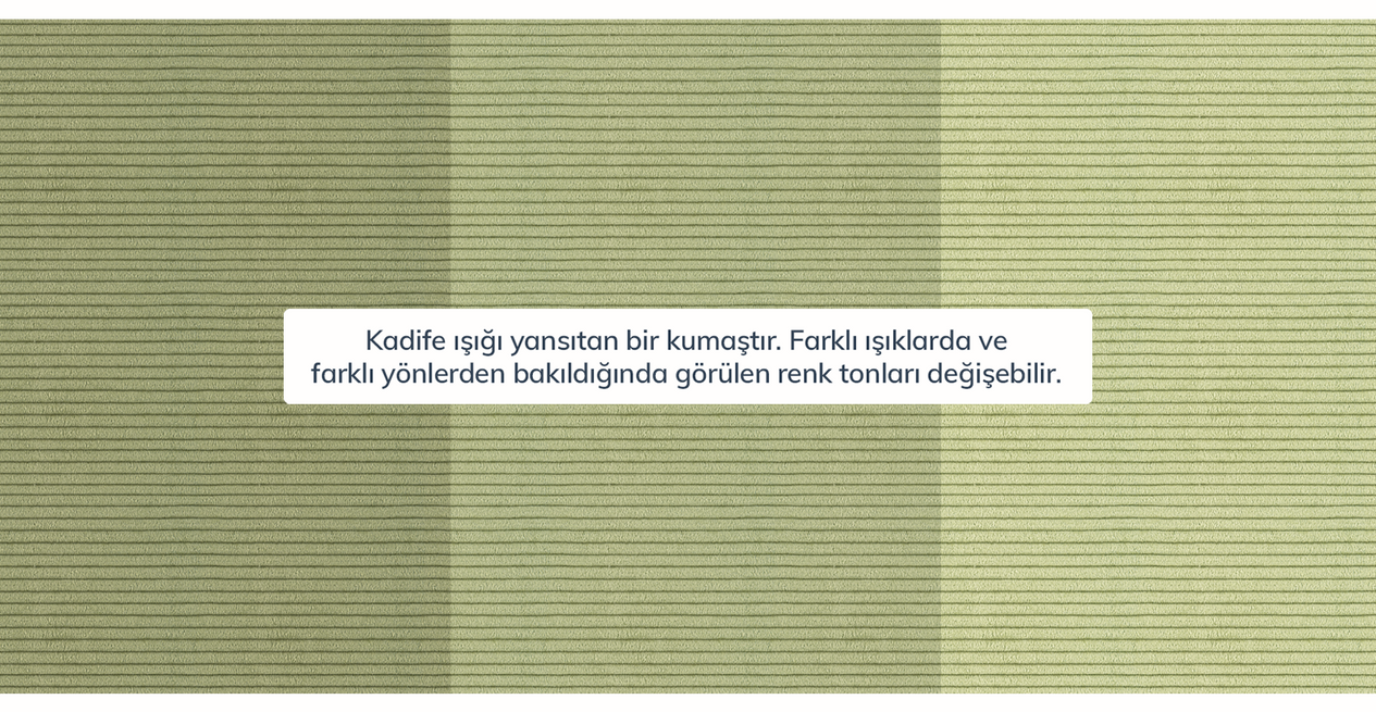 Klem Tekli Koltuk Silindir Ahşap Ayak - Fitilli Kadife