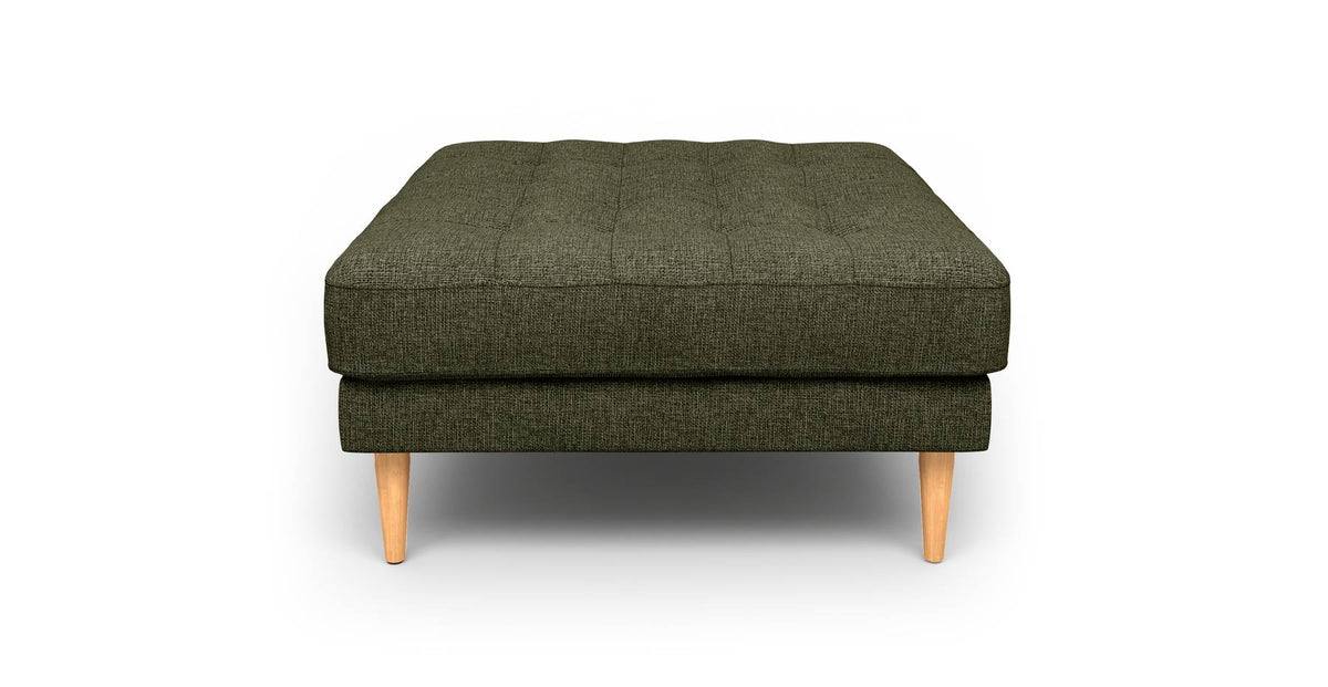 Normod Puf Ahşap Ayak - Keten