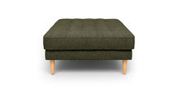 Normod Puf Ahşap Ayak - Keten