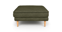 Klem Puf Ahşap Ayak - Keten