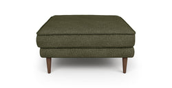 Klem Puf Ahşap Ayak - Keten