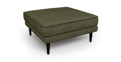 Klem Puf Ahşap Ayak - Keten