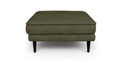 Klem Puf Ahşap Ayak - Keten